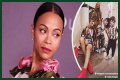Fans Slam Zoe Saldana's Husband for Dressing like a Woman in Fishnet Tights on His 42nd B-Day